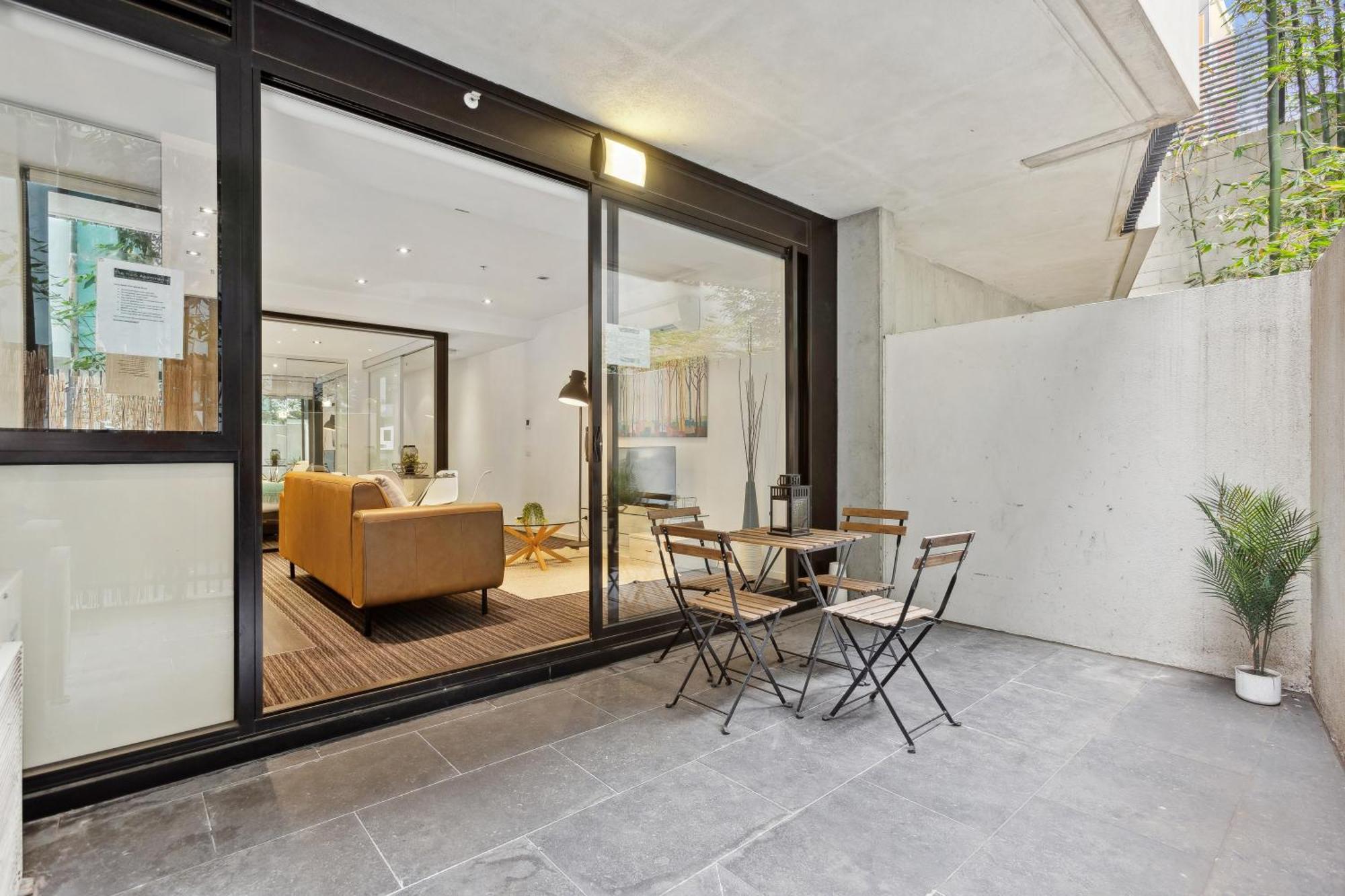 Complete Host Halo Apartments Melbourne Rum bild