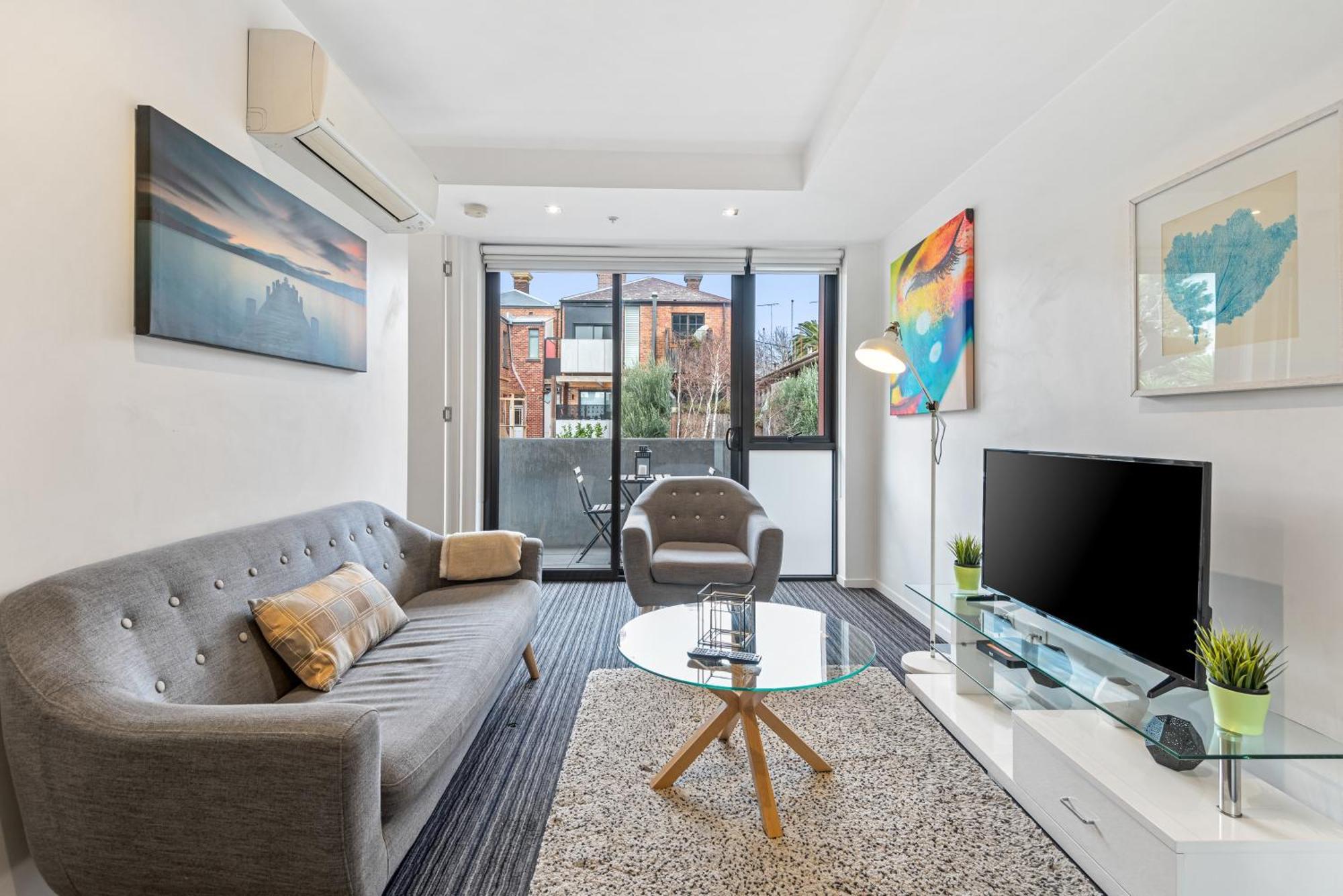 Complete Host Halo Apartments Melbourne Rum bild