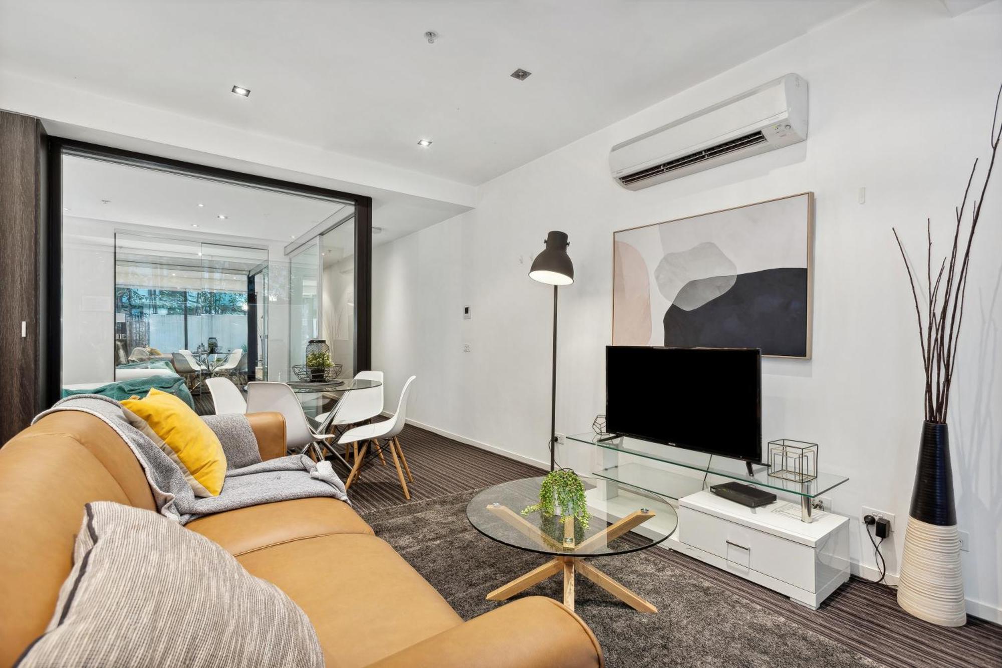 Complete Host Halo Apartments Melbourne Rum bild