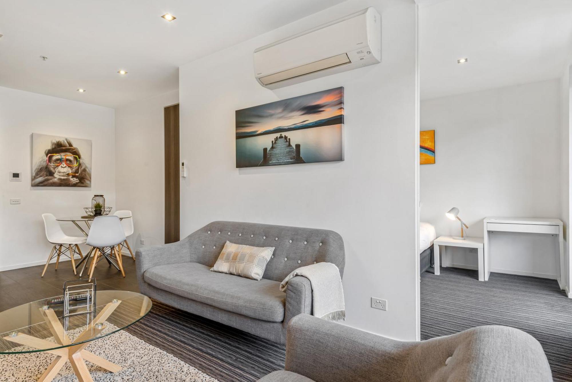 Complete Host Halo Apartments Melbourne Rum bild