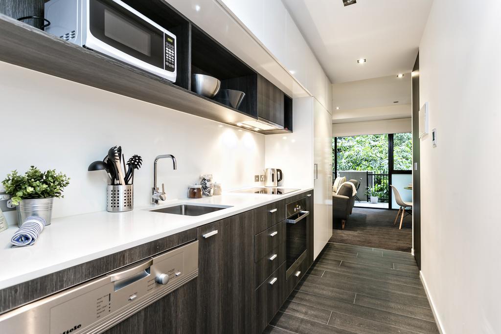 Complete Host Halo Apartments Melbourne Rum bild